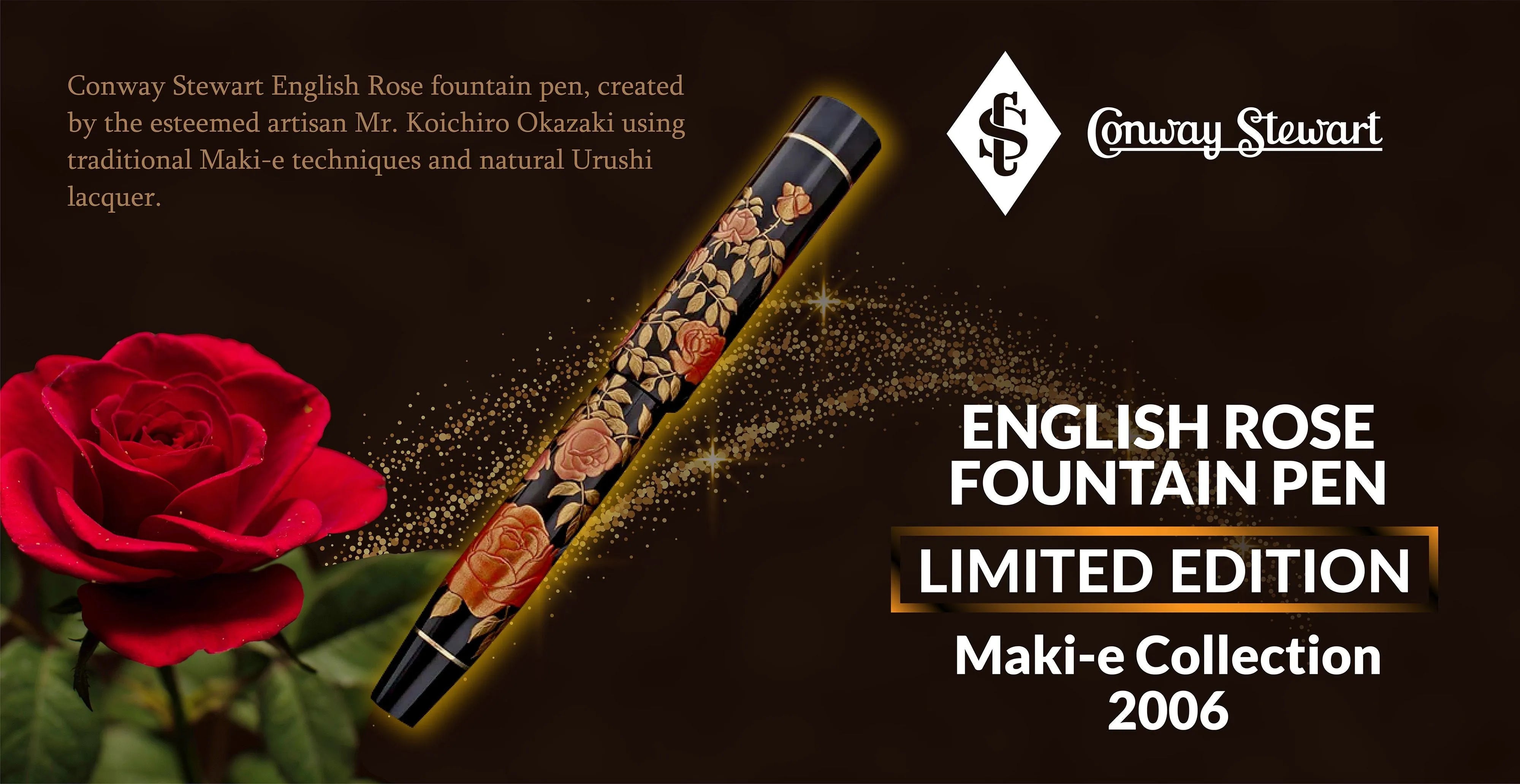 康威斯图尔特英国玫瑰莳绘收藏2006 | Conway Stewart