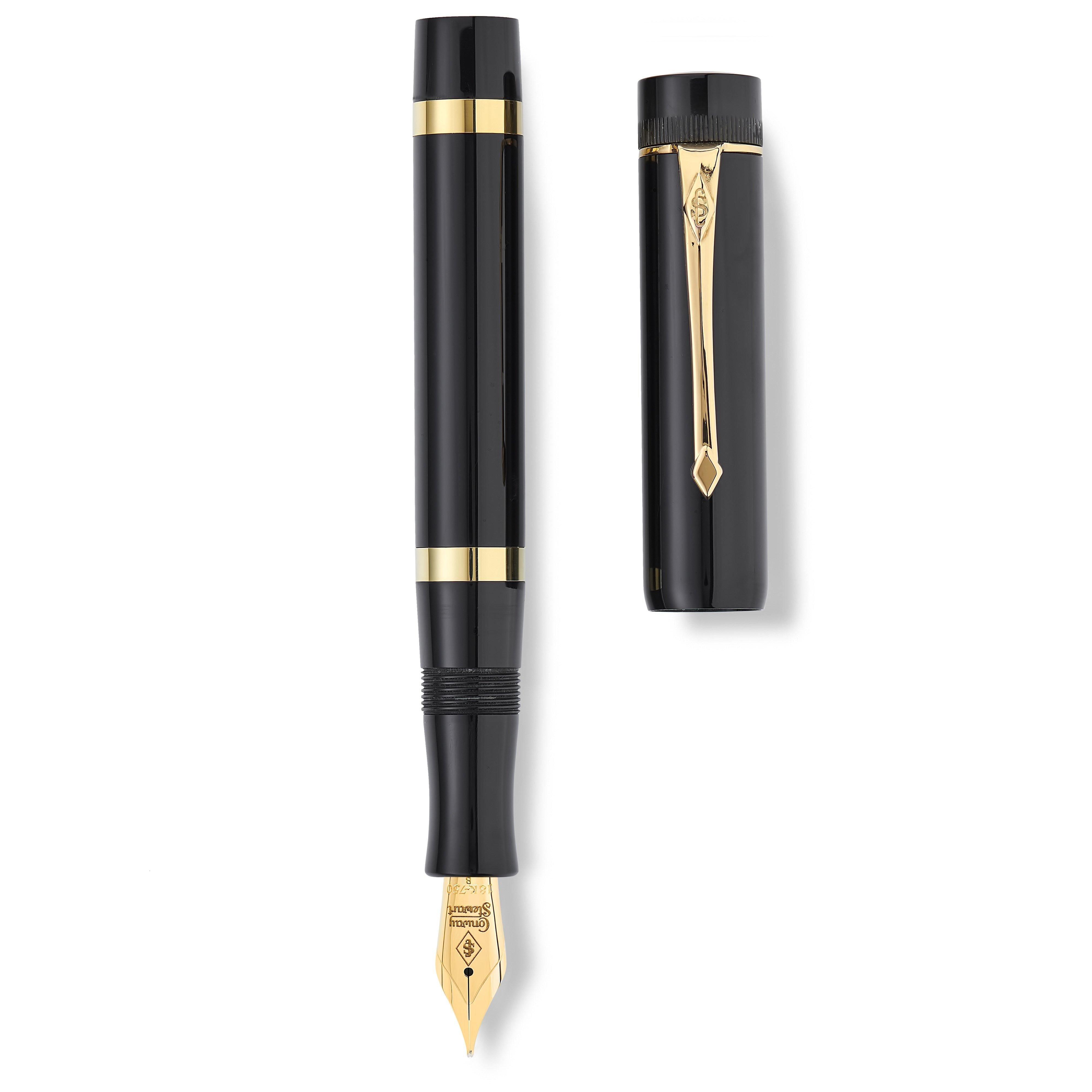 Conway Stewart Marlborough Vintage Black Ebonite Gold conwaystewart.com Conway Stewart Marlborough Vintage Black Ebonite Gold conwaystewart.com