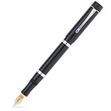 Conway Stewart Marlborough Vintage Black Ebonite Silver conwaystewart.com Conway Stewart Marlborough Vintage Black Ebonite Silver conwaystewart.com
