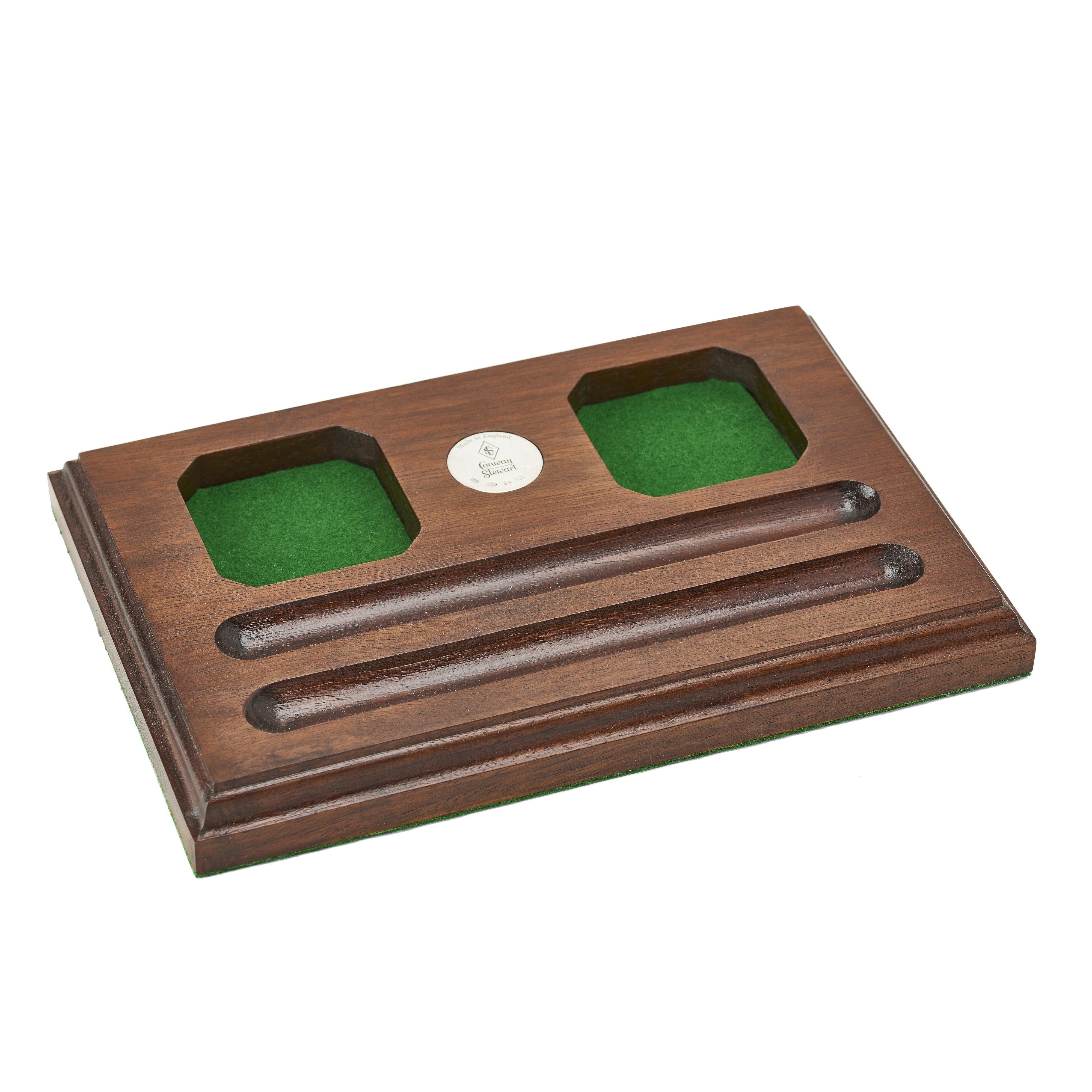 Conway Stewart Walnut Desk Tray with Sterling Silver Insert conwaystewart.com Conway Stewart Walnut Desk Tray with Sterling Silver Insert conwaystewart.com