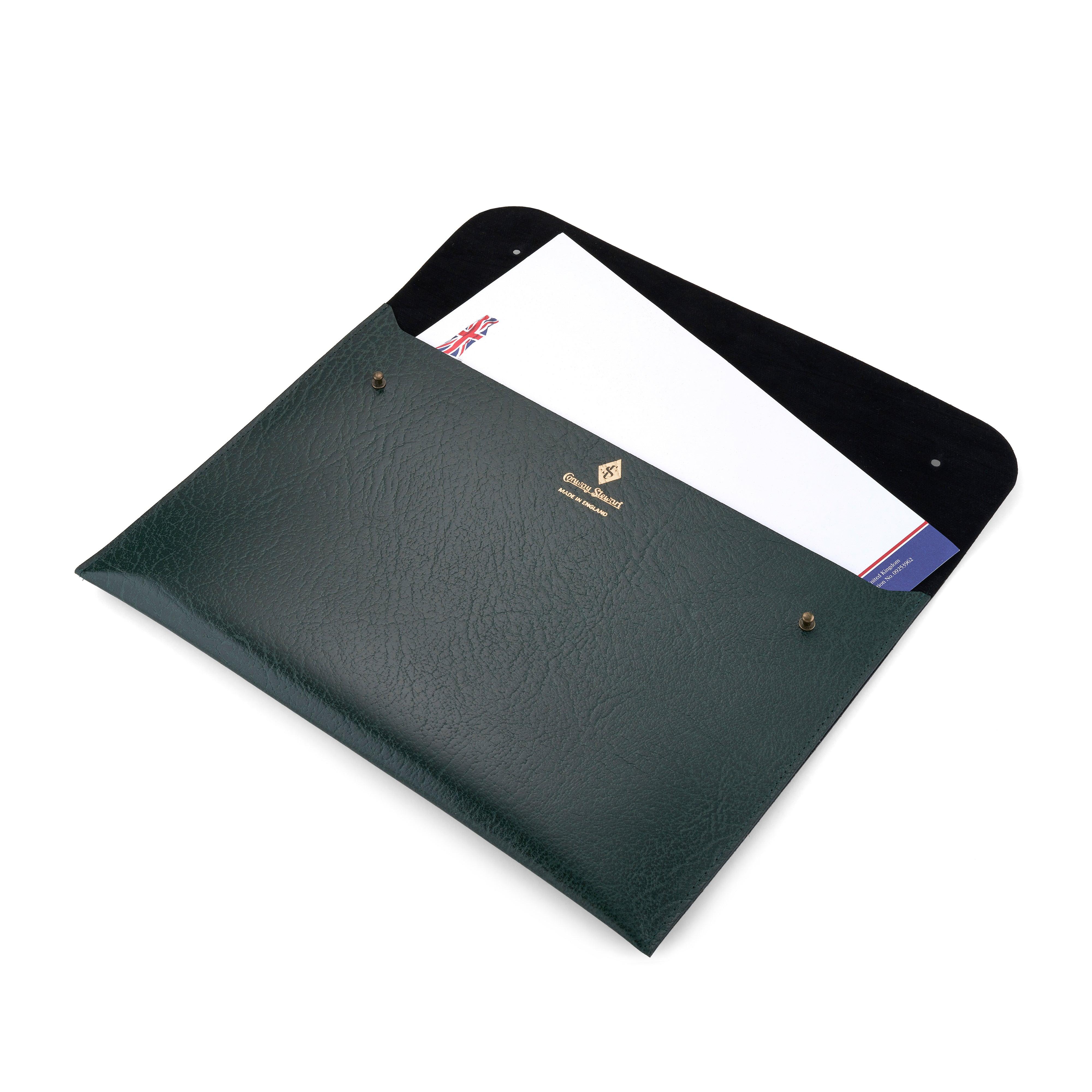 Leather Folio Wallet - Conway Stewart Leather Folio Wallet - Conway Stewart